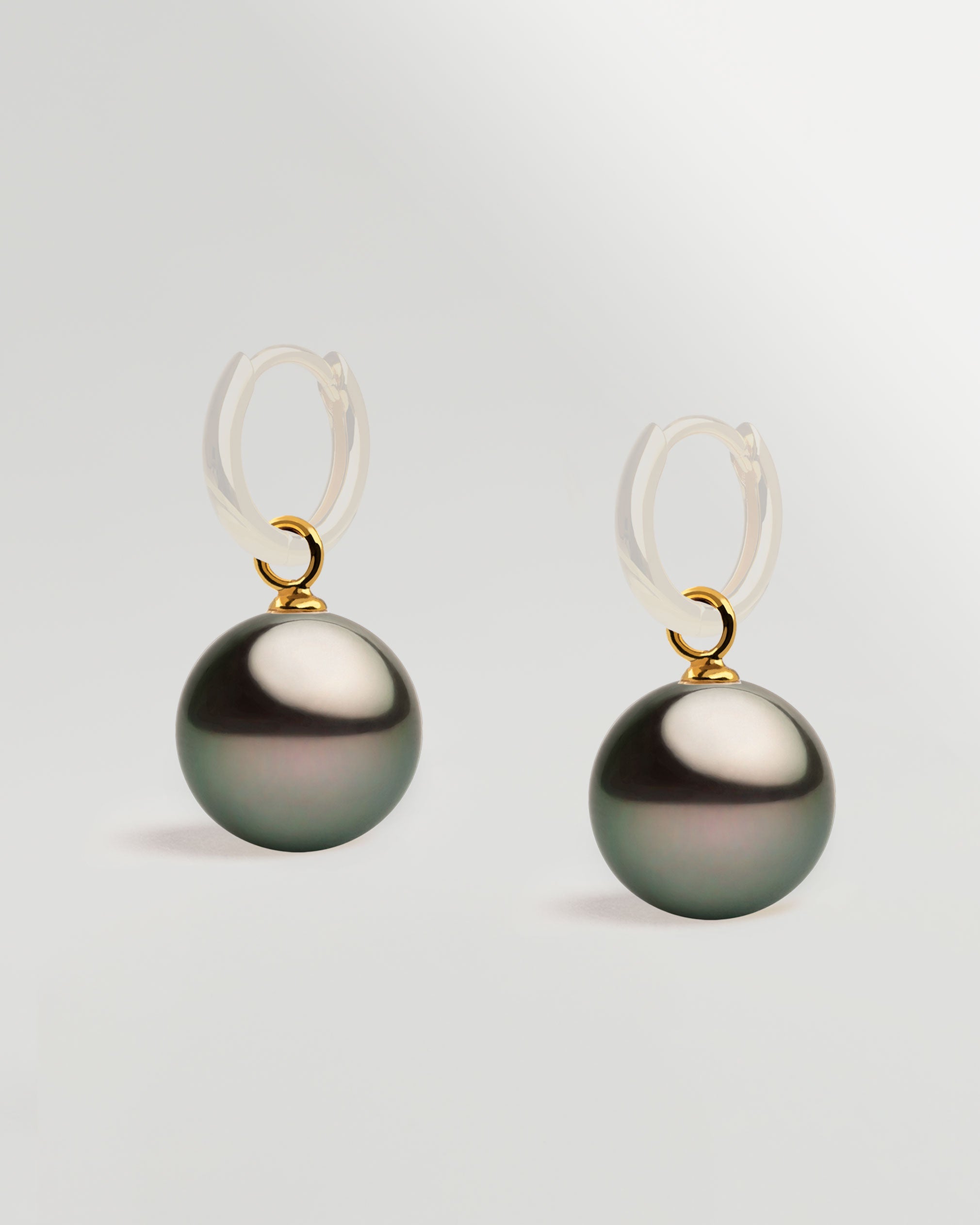 Charms de Oro Vermeil con Perla Tahití Redonda