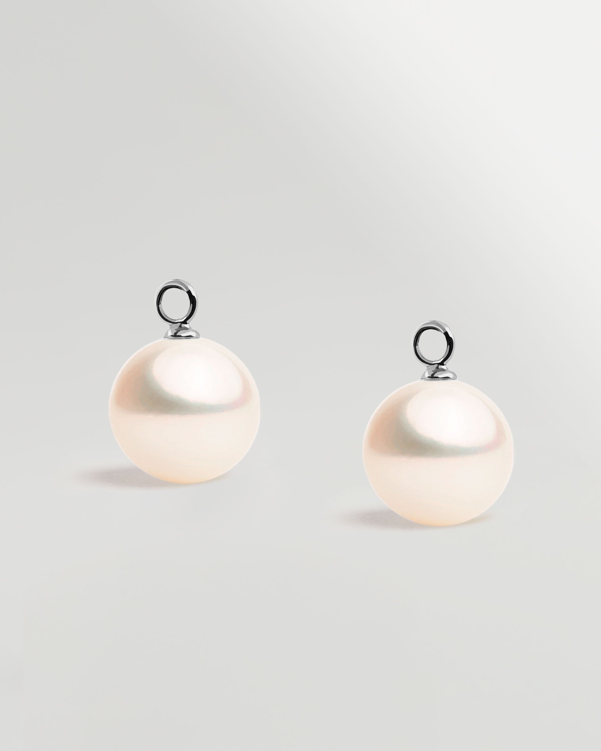 Charm de Perlas Redondas - Plata de Ley