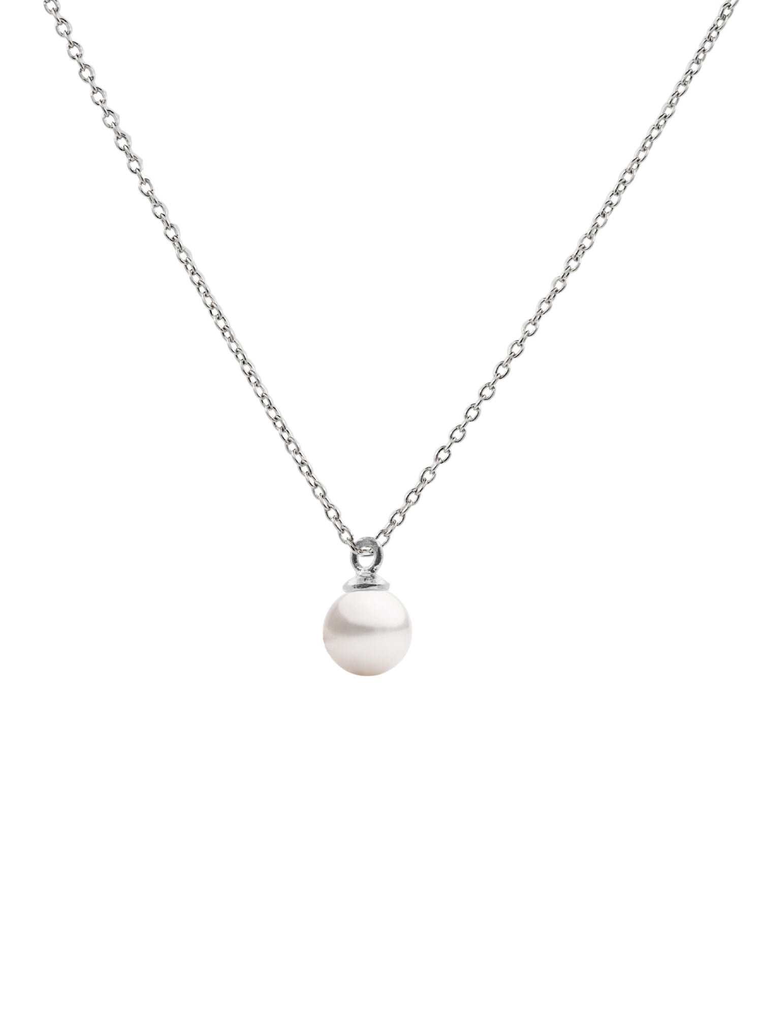 Colgante con Perla de Agua Dulce Redonda 5-5,5 mm y Plata de Ley Secret & You