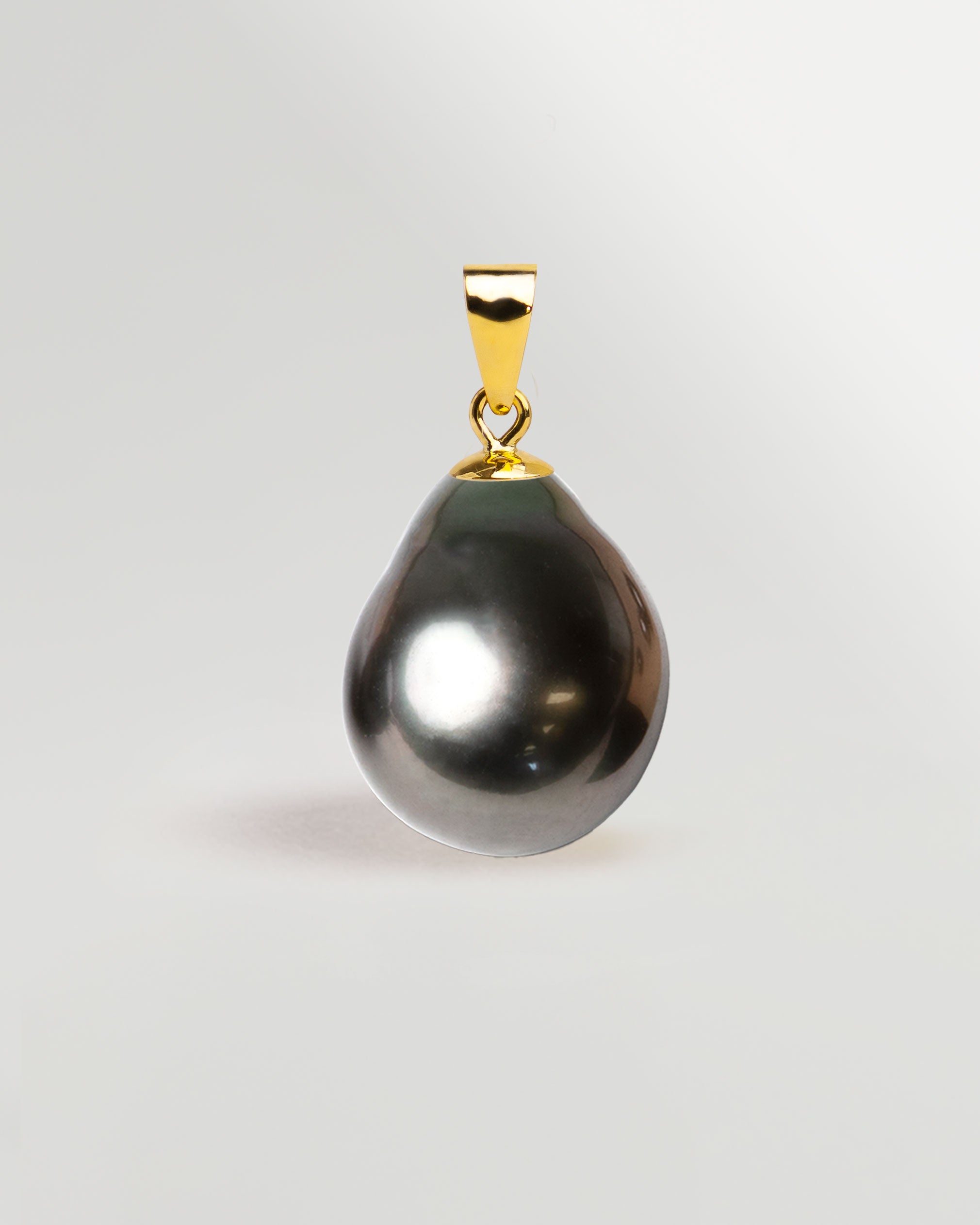 Colgante de Perla Barroca Tahití en Oro 18k | SY Perlas 