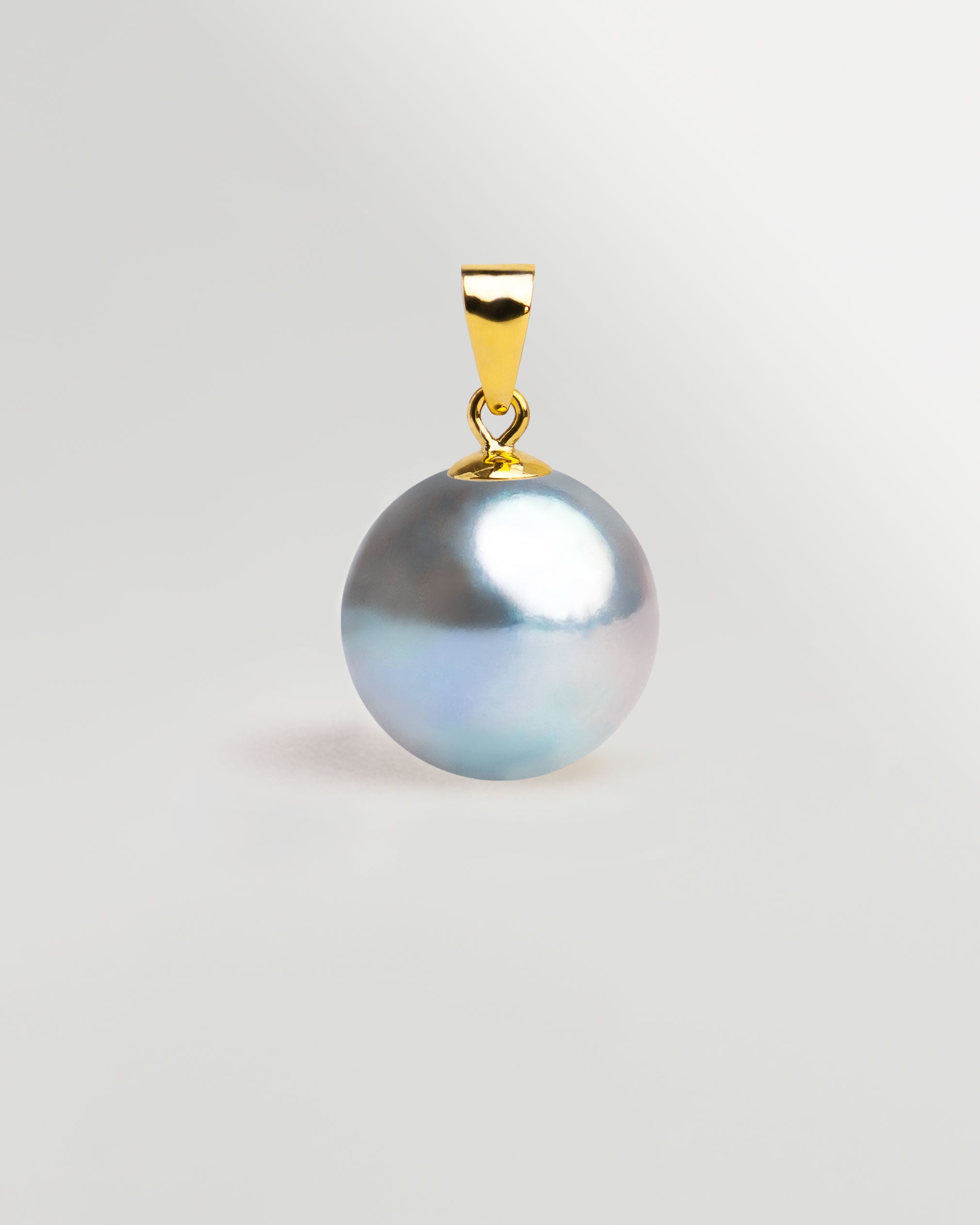 Colgante de perla Blue Akoya en Oro 18k | SY Perlas