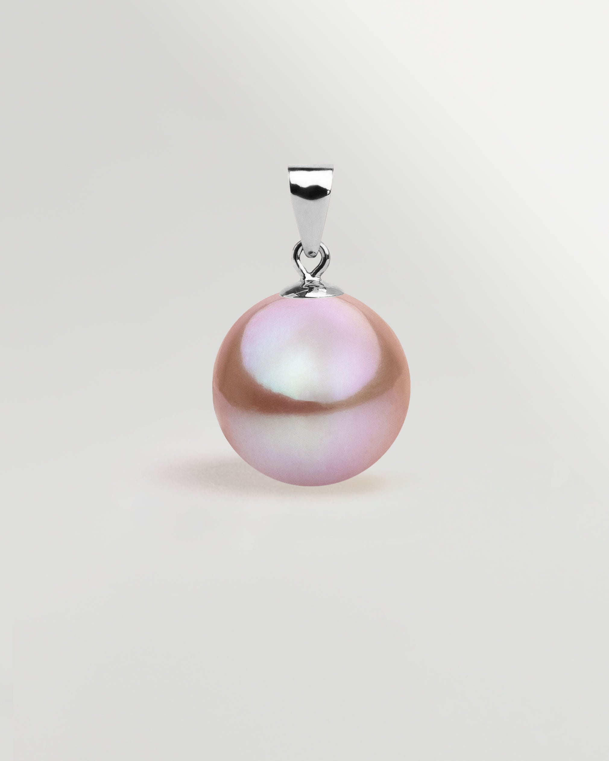 Colgante de perla de Agua Dulce Lavanda en Oro 18k | SY Perlas