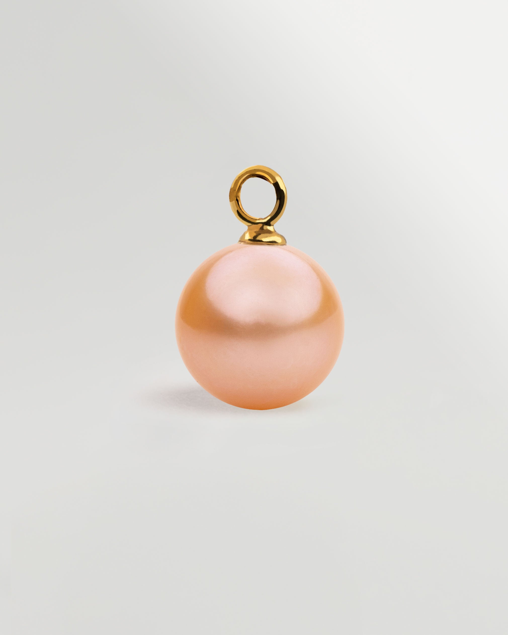 Colgante de perla Agua Dulce Melocotón en Oro 18k | SY Perlas