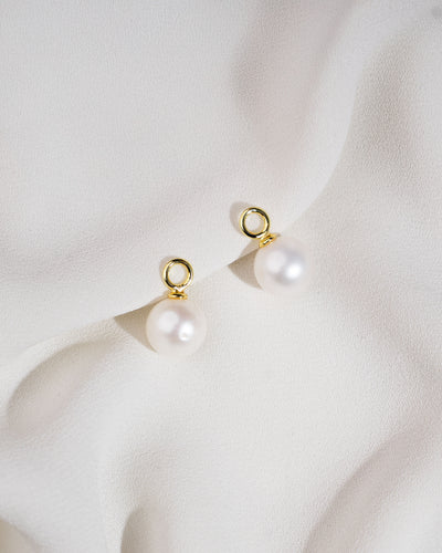 Charms de Oro vermeil de 18k con Perla Redonda